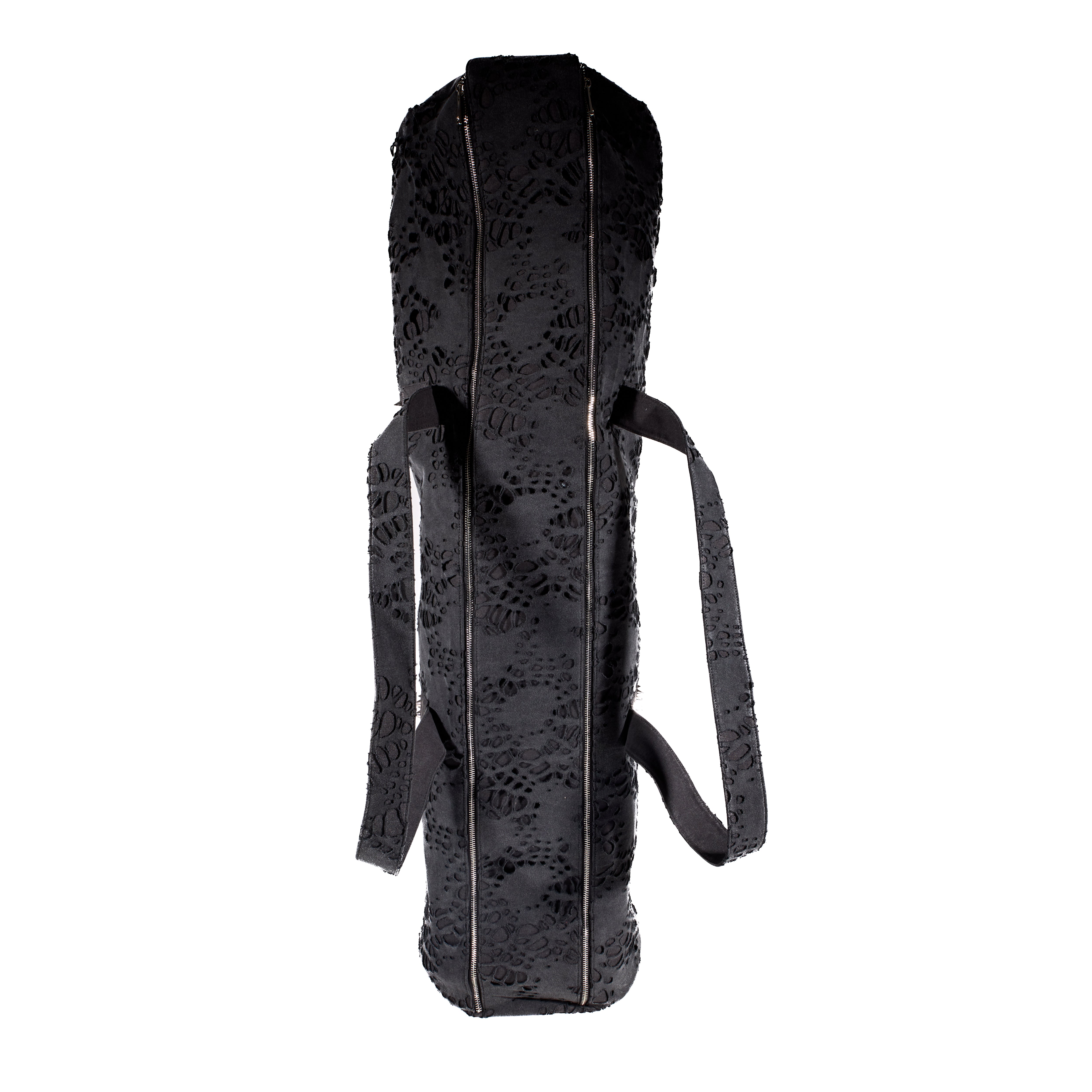 BL 1 OF 2 5 FT BURNEDWEB SPIKED DUFFEL BAG