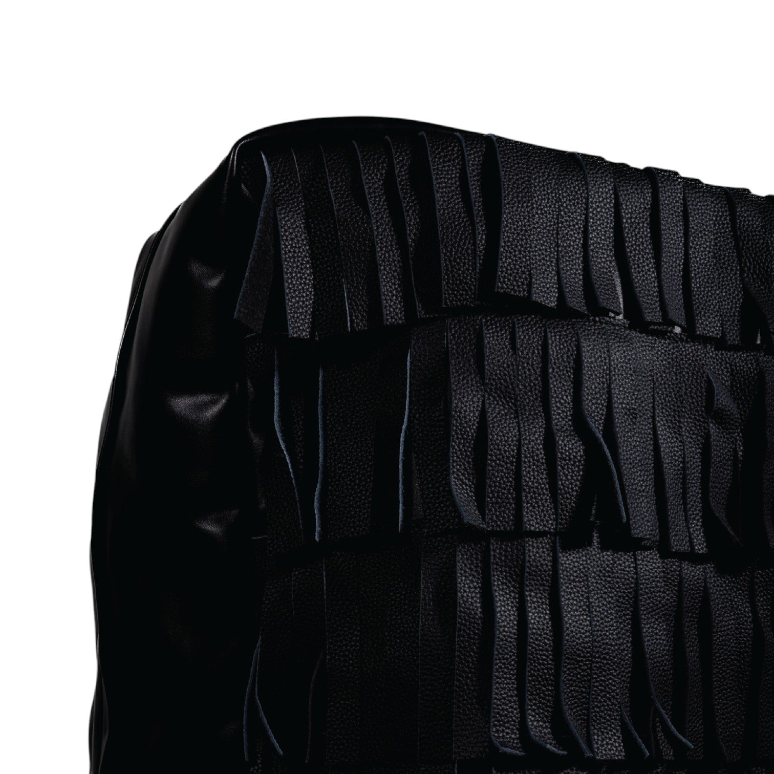 BL 1 OF 2 LEATHER MULTIFRAY JUMBO BAG