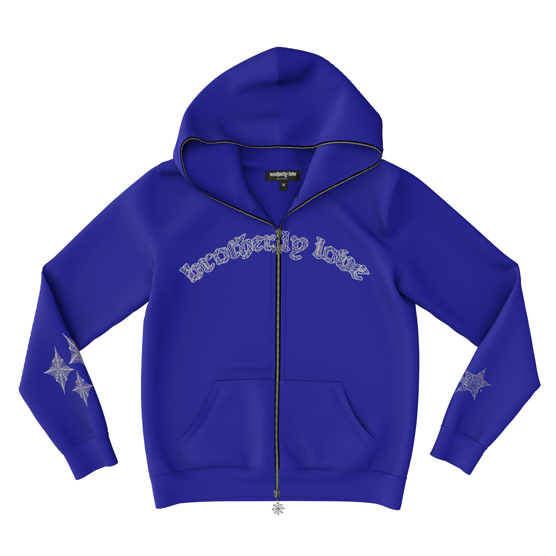 BL WEBSTAR FULL ZIP HOODIE (BLUE/WHITE)